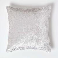 HOMESCAPES Housse de coussin Jacquard à motifs géométriques Champagne - 45 x 45 cm