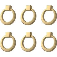 6pcs Zinc Alloy Cabinet Door Drawer Knobs Cupboard Door Knobs Pull Knobs