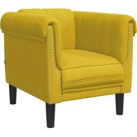 Fauteuil relax Fauteuil jaune velours
