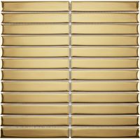 Glass Wall Mosaic Rea P14457 Gold