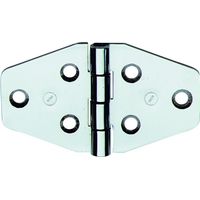 Nautisches Edelstahlscharnier Art.854in mm.40hx70 fester Stift 12 Stk.- Ruheraum