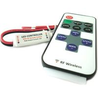 Mini Controller Bobina Led Mono Colore Dimmer Con Telecomando Wireless 12V 24V 72W RF101