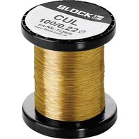 BLOCK Kupferlackdraht Außen-Durchmesser (ohne Isolierlack): 1 mm 70 m 0.50 kg