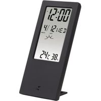 HAMA LCD-Thermometer/Hygrometer, Digitalanzeige, Wetterindikator, Alarm- und Wiederholungsfunktion, Speicherung of der Werte