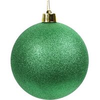 Maxi Pallina di Natale XL Verde Glitter