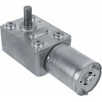 Motor eléctrico reductor reversible de 12 V CC con caja de engranajes helicoidales de turbina de alto par para ventanas y abridores de puertas (40 RPM) FDC