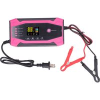 Chargeur de batterie intelligent 12V 10A / 24V 5A, entretien automatique avec réparation par impulsions, compensation de température, prise US 110-240V