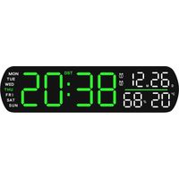 Réveil Numérique LED Portable - Alarme Sonore Vibrante et Lumineuse - Pour Lève-Tard et Rappels - 1 Pièce