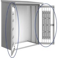 Set di porte per WS 150 argento metallizzato