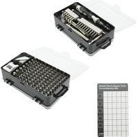 Set di cacciaviti di precisione, punte torx, croce, esagonali per elettronica 139 pezzi