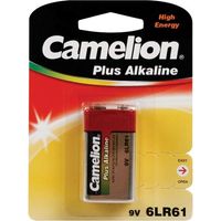 Camelion 9V/6LR61 Plus Alkaline 6LR61 1 Stück 6LF22-BP1