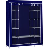 Herzberg hg 8009 armadio di stoccaggio - grande blu