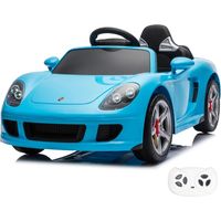 Auto Elettrica per Bambini Porsche Carrera GT - 1 a 5 anni - Full Option - Auto per bambini da 12V con Telecomando - Veicolo a Batteria con licenza ufficiale, sedile in pelle, ammortizzatori &