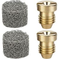 2 Sets Foam Cannon Nozzle and Foam Machine for Universal Snow Foam Cannon, High Pressure Washer Orifice Nozzle Tips, 1.1 mm Thread Nozzle Tip and Filter, 4000 PSI