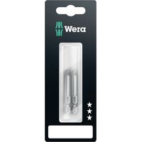 Embout de vissage empreinte Torx® 867/4 Z en blister de 2 pièces T30 x 50 mm - WERA