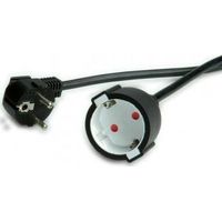 Value Stromkabel schwarz 10 Meter 230V 16A männlich weiblich