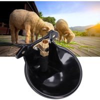 Bol d'eau pour moutons, en acier inoxydable, Valve en cuivre, interrupteur tactile, abreuvoir automatique épais pour chèvres, pour ferme