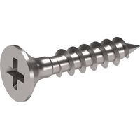 Italiana Ferramenta KIMANA Befestigungsschrauben, Möbelmontage Holzschrauben Verbindungselemente, hohe Stabilität, Stahl vernickelt, 3,5 x 18 mm, 4 Stück