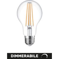 Alcapower Lampadina LED Classica Dimmerabile 12W E27 1520lm 3000K Luce Calda - Efficienza Energetica Classe E per Illuminazione Domestica Avanzata