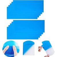 Kit di riparazione per piscine - 12 pezzi - PVC autoadesivo - Bianco