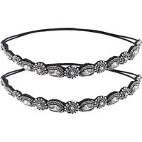 Bandeau perlé pour femmes, bandeau en strass cristal pour femmes et filles