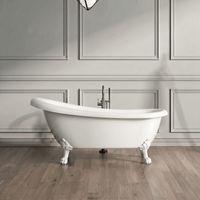 Bañera con patas RICHMOND 171 cm patas LEÓN BLANCAS