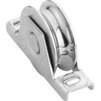 Roue gorge U sur roulement pour portail 20mm à encastrer - Ø100mm