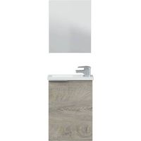 KIT MOBILE BAGNO 1 ANTA 40 SOSP. LAVABO ROVERE