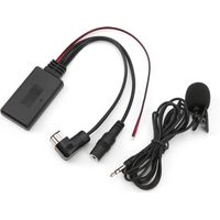 Microphone stéréo de voiture avec câble Audio AUX, Bluetooth 5.0 de remplacement pour Radio Pioneer IPBUS