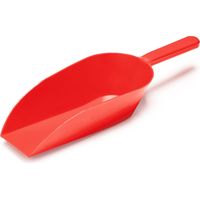 Garronda Pelle en plastique robuste 500 g pour aliments pour animaux, céréales, farine, graines – Grande pelle doseuse pour ferme, écurie, élevage, animaux domestiques – GD-0157 (Rouge)