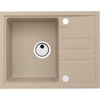 Alveus Intermezzo - Fregadero de granito 62x48 cm, beige 1117039