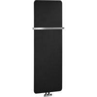 Sapho Handtuchheizkörper - Heizelement Tabella, 37x119 cm, 417 W, schwarz matt MI1139