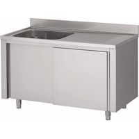 Plonge Sur Armoire Avec 1 Bac Et 1 Egoutoire - Prodirest
