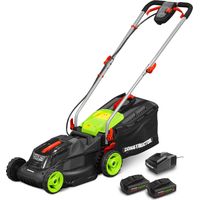 Akku-Rasentrimmer 40V (2x20V) 34 cm mit 2 Akkus 2Ah und Ladegerät - Constructor