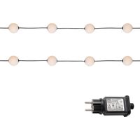 QAZQA Moderno Luces de cadena modernas para exteriores 8 m con 14 luces LED - Malai Plástico Redonda Adecuado para LED Max. 14 x 12 Watt