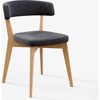 Sofia Zafferano - Tessuto Vegas sedia colorata legno tessuto design elegante sala da pranzo salotto moderna cucina ristorante bar
