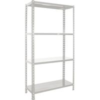 ÉTAGÈRE MINIKIT EN MÉTAL BLANC 4 NIVEAUX