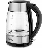 Zelmer ZCK8011 elektrischer Wasserkocher 1,7 L 2200 W Schwarz, Edelstahl