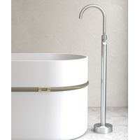 Robinet mitigeur bain monocolonne Nickel brossé - Corbeau