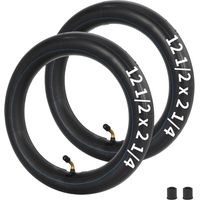Ensemble de pneus et Chambres à air 12 1/2 x 2 1/4 Remplacement pour la Plupart des vélos électriques, Poussette pour bébé, Mini Dirt Bike, Vélo à Moteur pour Enfants et vélo d'équilibre