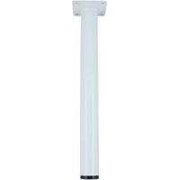 4 x PIEDINO ACCIAIO D. 30 X H 300 MM BIANCO