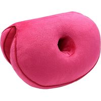 Seat Cushion Chair Cushion Memory Foam Coccyx Cushion Ergonomic Foldable Seat Cushion Lifts Hips Available All Seasons for Car Office Red