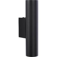 Figura Wandleuchte, 2xGU10, schwarzes Design LUSSIOL LUSSIOL