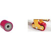 BARBERO SERIE RULLI RPU RUOTE RICAMBIO TRANSPALLET FORO ø20 mm - 80 x 60 mm