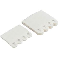 Command Adhesive Strips for Hanging Pictures, 4 paires of Small and 8 Medium White Strips - For Frames, Mirrors and Other Ornaments - Hanging without Holes or Drilling
