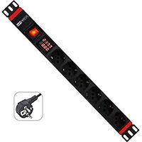 WP EUROPE MULTIPRESA 1U 6 PRESSE SCHUKO WPN-PDU-G03-06