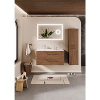 Meuble NEPTUNE Héritage Chêne 100D - Miroir LITE
