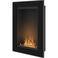 Caminetto a Bioetanolo Frame 550 SimpleFire da incasso con Vetro Nero