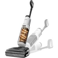 Tineco FLOOR ONE Stretch S6 Aspirateur Laveur Intelligent, Design Plat 180°, Nettoyage Double Bord, Auto-Nettoyage FlashDry 70°C en 5 Min, 40 Min d’Autonomie
