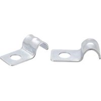 20Pcs Attache pour Fixer Grillage Rigide Tube Sangle Collier Serrage Acier carbone zingué pour Tuyau 21x10x7mm 6mm ID